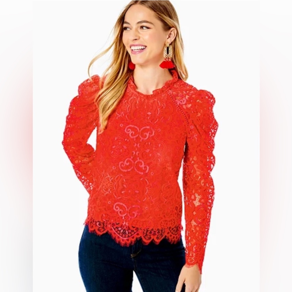 Lilly Pulitzer Avery Lace Top